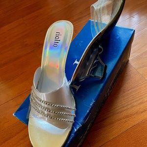 Rialto Fabulous Clear Sandals